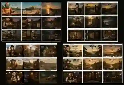 Frankston Ziggy calendar studies showing Full Zig, Mild Zig and Sugar-Free Zig approaches